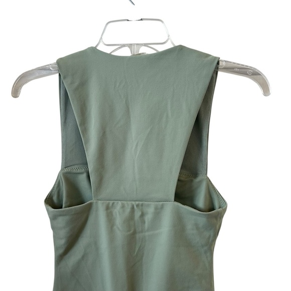 Intimately Free People She's So Sleek Thong Sage Green Bodysuit XS - Picture 3 of 9